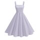thumbnail image 1 of Vestido Corto de Verano de las Mujeres de Malla de Manga Corta Bordado Vestido de Pastel Retro, Vestido Ligero Casual para la Fiesta Y las Vacaciones, 1 of 9