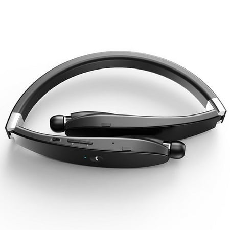 VicTsing Bluetooth V4.1 Headset Wireless Headphone Neckband Design with Retractable Earbud
