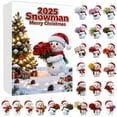 thumbnail image 3 of Snowman Advent Calendar 2025, 24 Days Ornament Advent Calendar for Christmas, Cute Snowman with Flower Advents Calendar for Snowman Lovers Holiday Gift & Home Décor, Christmas Advent Calendars, 3 of 9