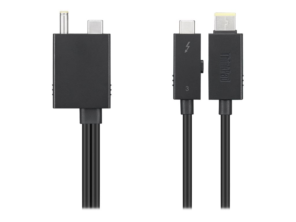 Lenovo Split Cable Thunderbolt cable USBC/power DC jack to USBC