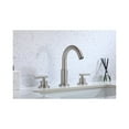 thumbnail image 4 of Elegant Lighting Leah 8 Inch Widespread Double Handle Bathroom Faucet In Brushed Nickel, 4 of 10