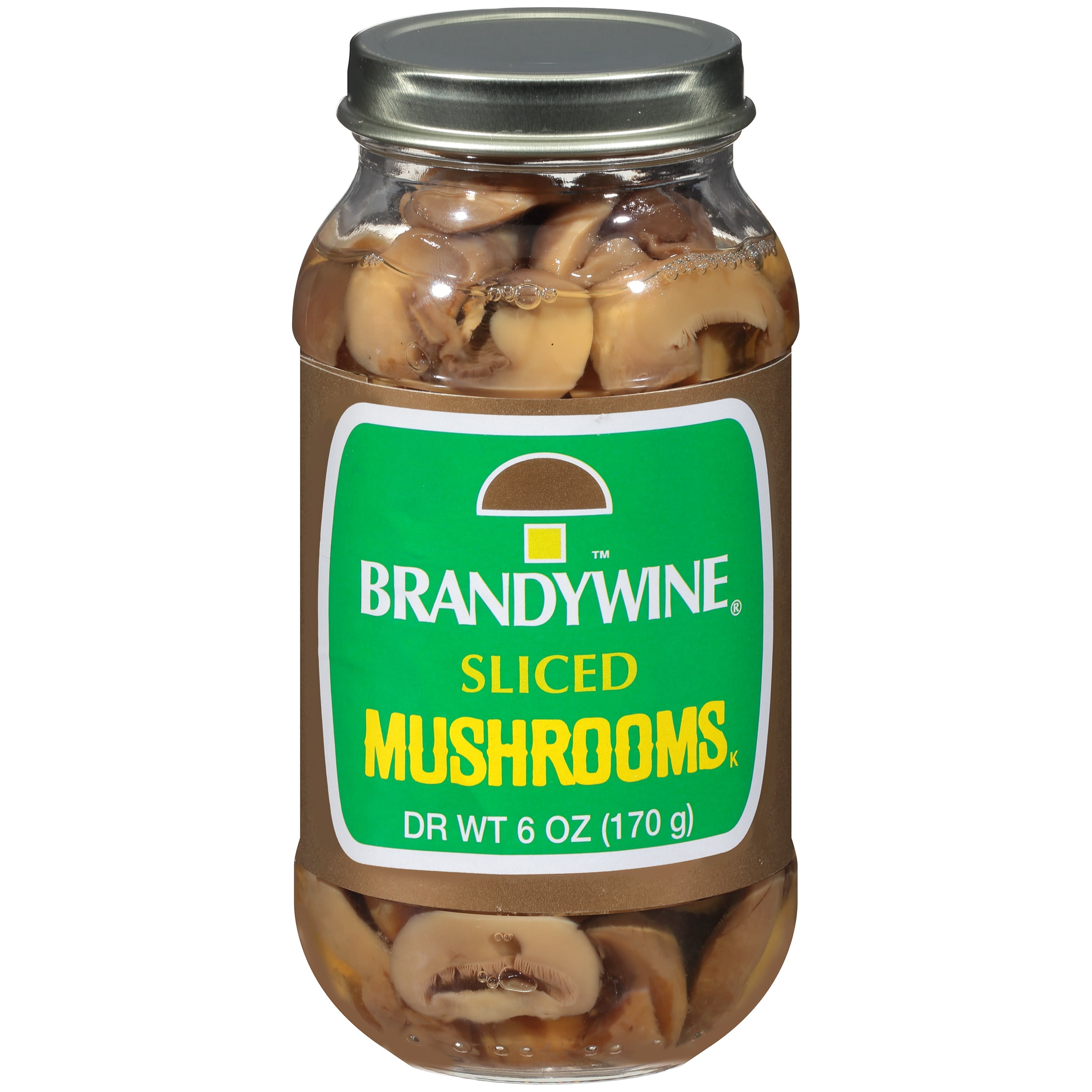 Brandywine Sliced Mushrooms 6 Oz Jar by Giorgio Foods, Inc.