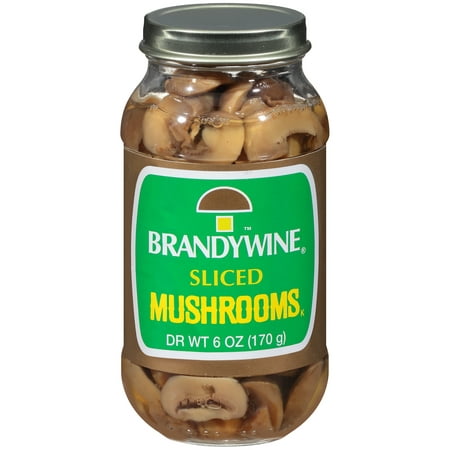 (6 Pack) Brandywine Sliced Mushrooms 6 Oz Jar (Best Way To Store Sliced Mushrooms)