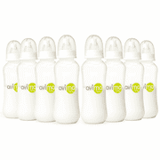 Avima Anti-Colic Baby Bottle, Standard Neck 10 oz, Medium Flow, Stage 2, 8 Pack Set