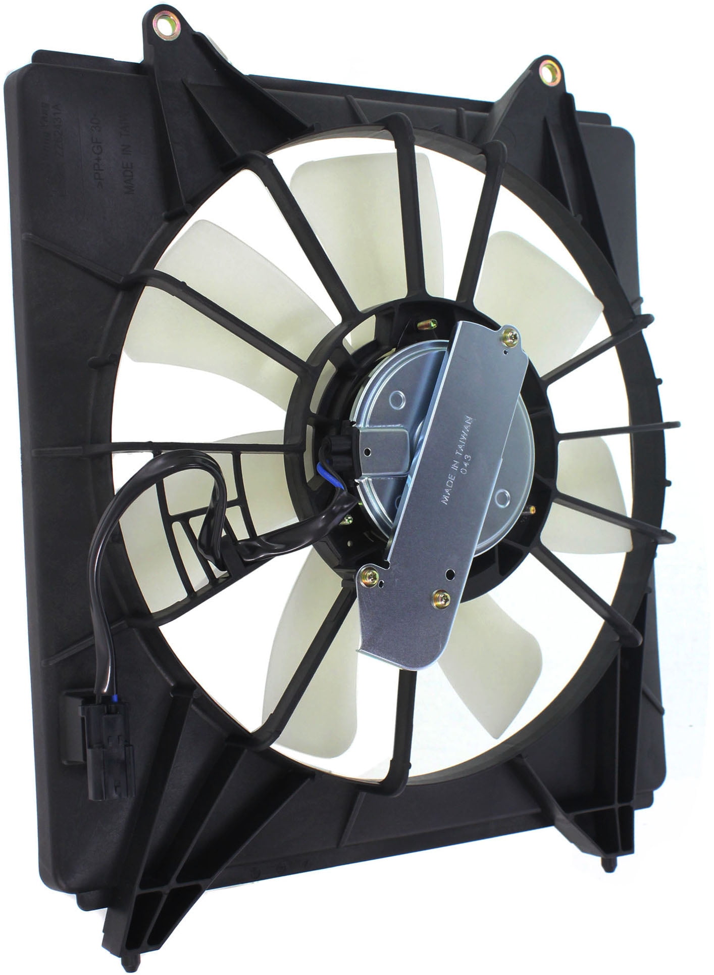 Replacement REPH160975 Cooling Fan Assembly Compatible with 2013-2017 Honda Accord Radiator