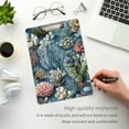 thumbnail image 3 of FORMRS Acrylic Clipboard with Low Profile Clip Standard A4 Letter Size, 12.5" x 9", Sea Plants Pattern, 3 of 8