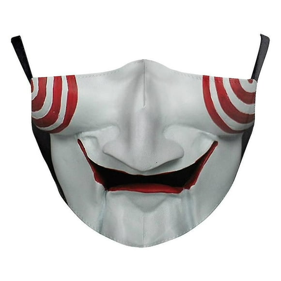 Skull Print Cotton Mouth Mask Anti Dust Face Mask For Men Women Outdoor Half Face Masks