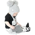 thumbnail image 4 of Baby Paper  2 Pack of Crinkly, Sensory Toys, Black & White Stripe, Dog/Cat, 4 of 4