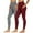 Gray/Burgundy, variant on Wyobmus Leggings With Pockets for Women 2 Packs Soft High Waisted Tummy Control Gym Workout Fitness Yoga Pants S-3X Burgundy/Blue