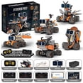 thumbnail image 2 of Remocguys 5in1 Interstellar Deformed Robot Building Set with Remote Control Compatible with Lego Robotics Stem Toys for Ages 8-13 Boys, 2 of 6