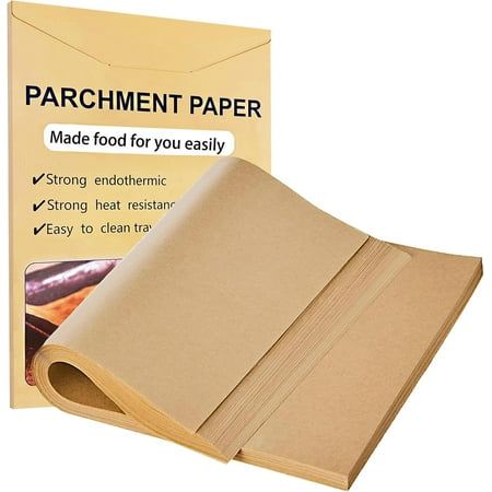 200 PCS Parchment Paper, 12x16 In Parchment Paper Sheets, Non-Stick Baking Paper, Precut Unbleached Parchment Paper for Baking, Cooking, Grilling and Air Fryers