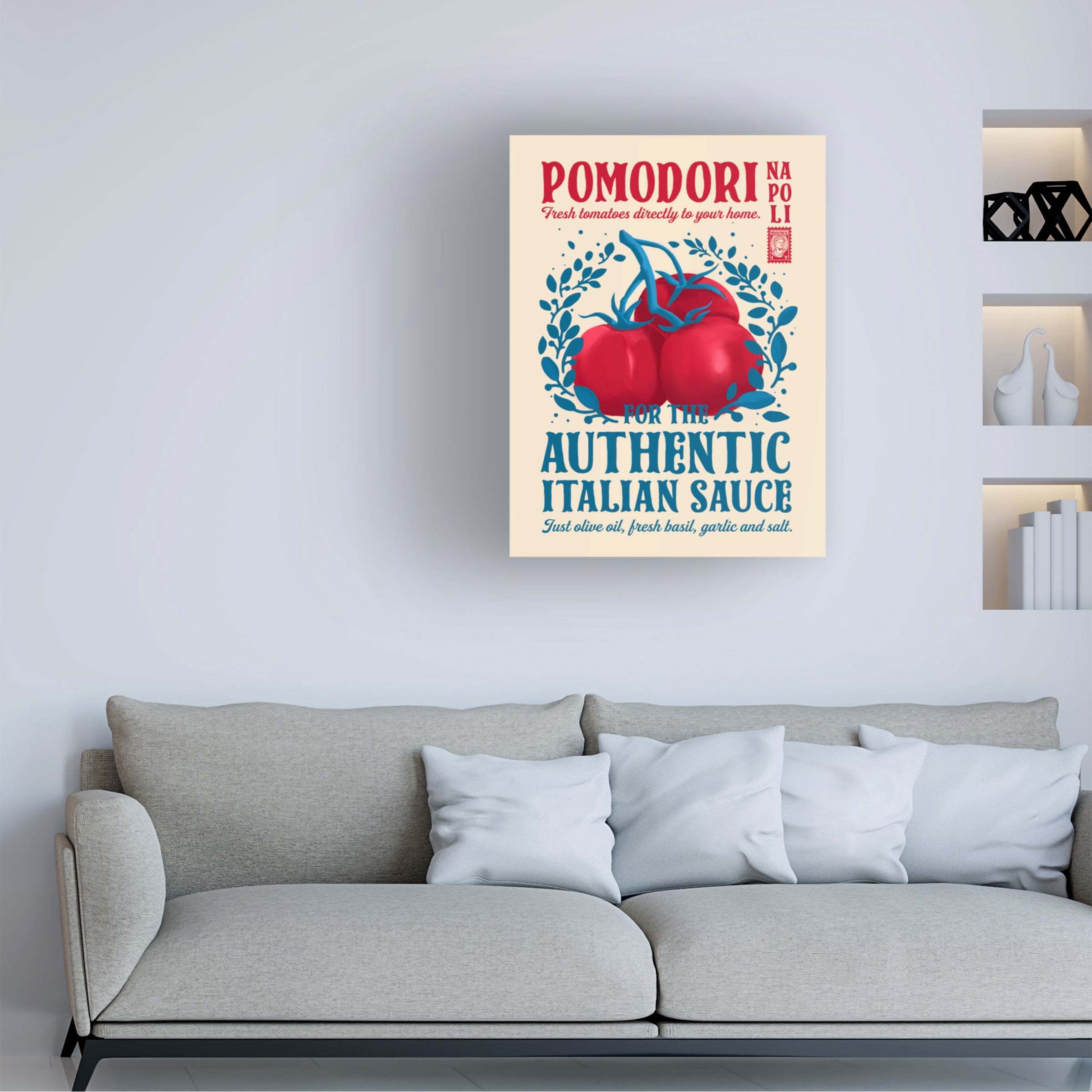Dionisis Gemos 'Pomodori Kitchen print' Canvas Art