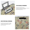thumbnail image 3 of Kdxio Marine Sailing Badges Pattern Luggage Cover for Travel,Elastic and Durable,Fits 18-32 Inch,Anti-Scratch Suitcase Protector-No luggage included, 3 of 5