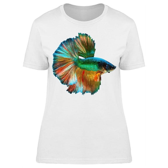 Amazing Metalic Colors On Betta  T-Shirt Women -Image by Shutterstock, Female x-Large