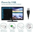 thumbnail image 4 of LED TV Backlight,USB LED Strip Light,RGB Multi-Colour LED Light Strip Kit Waterproof IP65, 30 LED with Wireless Remote Controller for TV/PC/Laptop Bias Lighting (6Ft), 4 of 6