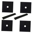 thumbnail image 4 of UPOUART 4Pcs Gas Hob Protector Sheets and Strips Non Stick Black Oven Liner for Easy Clean Kitchen, 4 of 8