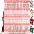 thumbnail image 6 of YWMJI Family Satin Silk Pajamas Sets Soft Button Down Long Sleeve Notch Collar Satin PJS Set Nightwear Loungewear Pajamas Side Pockets Casual Christmas Xmas Matching Pajamas Sets Olive Green 3M, 6 of 8