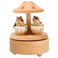 thumbnail image 3 of Caja de música, Caja de música Caja de música de Madera con Gato Lindo Caja de música para niñas Confiabilidad excepcional, 3 of 9