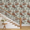 thumbnail image 3 of UMIGGEE Floral Peel and Stick Wallpaper Vintage Floral Contact Paper 17.7-in" x 118-in Textured Boho Floral Wallpaper, 3 of 8