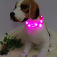 thumbnail image 1 of UFHTech LED Pet Dog Collar USB Rechargeable Flash Pet Dog Glowing Collar For Night Safety Light for Small Medium Large Dog, 1 of 2