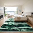thumbnail image 3 of ODIKA 6' x 9' Machine Washable Non-Slip Area Rug, watercolor print High Traffic Rug, Green, 1274468, 3 of 7