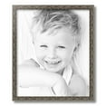 thumbnail image 2 of ArtToFrames 16" x 19" Silver Picture Frame, 16x19 inch Silver Wood Poster Frame (WOM-4993), 2 of 8