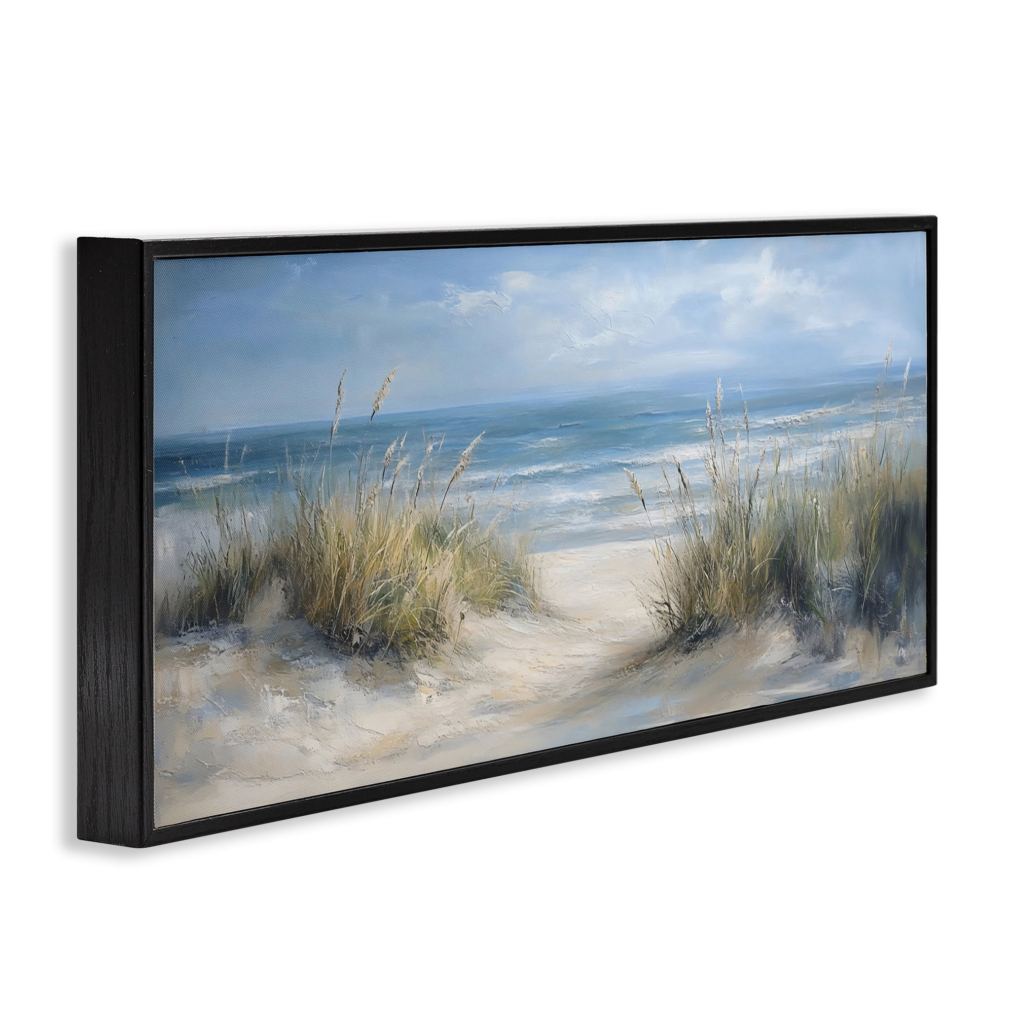 Stupell Industries Coastal Peace Dunes Black Framed Giclee Art, design by LSR Design Studio