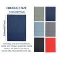 thumbnail image 3 of Shiogb Notebook, A5 Color Changing Pu Cover, 200 Pages Creamy Paper, Daily Journaling, F, 3 of 5