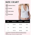 thumbnail image 7 of EMMIOL Women's Halter Deep V Backless Crop Tank Top Y2K Coquette Fall Going Out Top, 7 of 7
