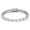 Silver, variant on 14 Carat Moissanite Diamond E Color VS1 Clarity Brilliant Cut 925 Sterling Silver Rose Plated Solitaire Wedding Tennis Bracelet