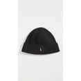 thumbnail image 2 of Polo Ralph Lauren Signature Light Black Pony Winter Beanie Hat, 2 of 4