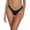 Black, variant on Women's Black High Cut Cheeky Bikini Bottom High Waisted Bathing Suit for Women Size S
