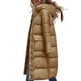 thumbnail image 2 of Vedolay Parka Jacket Women Long Maxi Womens Parka Hood Jacket Yellow,XL, 2 of 4