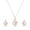 Multicolor-A, variant on TIMIFIS Earrings Ladies Fashion Jewelry Diamond Necklace Earrings Set ummer