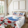 thumbnail image 2 of Ambesonne Alice in Wonderland Fitted & Top Sheet Set with Shams, Lady with Tea, Multicolor, 2 of 5