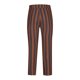 thumbnail image 3 of Pantalones de traje casuales con bolsillos y estampado de rayas rectas para hombre, 3 of 8