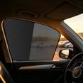 thumbnail image 6 of Magnetic Car Window Sunshade, 19x18in Semi-Transparent Mesh Side Sun Shade, Polyester Black Sun Shade for Car, Block UV Rays, Heat, 6 of 6