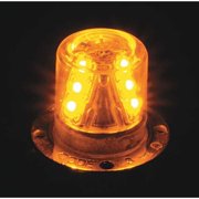 Hidden Warning Light,LED,Amber,1-1/2 Dia HB915A