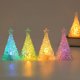 thumbnail image 3 of Decoraciones navideñas, regalo de Nochebuena, luz de vela led, decoración de escritorio, lámpara de noche pequeña de cristal, 3 of 4