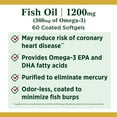 thumbnail image 5 of Nature's Bounty Fish Oil With Omega 3 Softgels, 1200 Mg, 60 Ct, 5 of 10