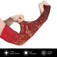 thumbnail image 2 of Bingfone Farmers Gardening Sleeves Sun Protection Arm Cooling Sleeves for Women Men with Thumb Hole - Merry Christmas, 2 of 7
