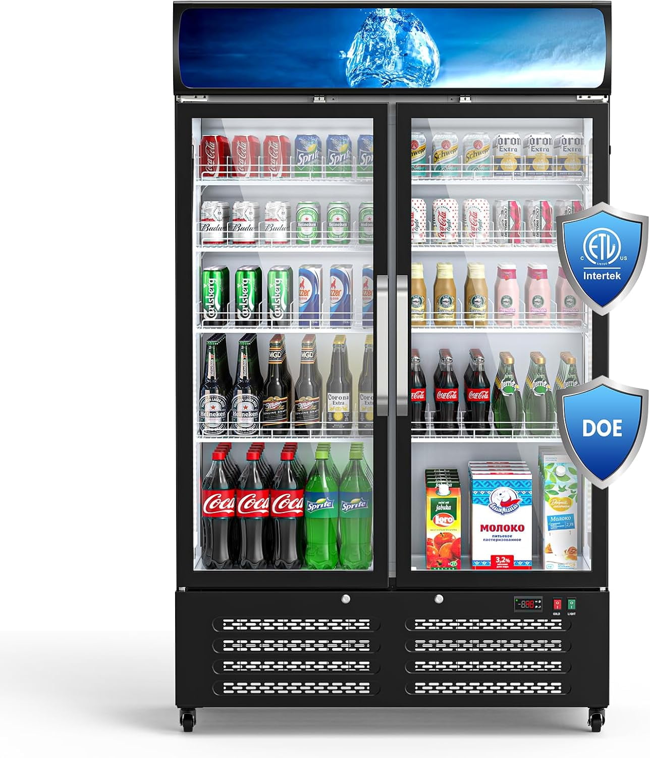 Refrigerator | Fridge |   冷蔵庫 ZLINE French Door Refrigerator with Ice Maker, 400 lb - Walmart.com