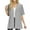 Gray, variant on Samickarr Bolero Shrugs Cardigan for Women Open Front Middle Sleeve Casual Loose Solid Color Coats