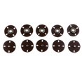 thumbnail image 2 of Rongfmy 5 Sets Metal Sew on Press Studs Snap Fasteners Button 25mm Coffee, 2 of 9