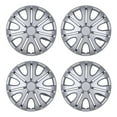 thumbnail image 4 of (4 Pack) 15 inch Universal Silver Wheel Rim Cover Hubcaps Snap on Car Truck SUV-Lacquer, 4 of 9