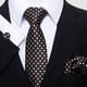 thumbnail image 3 of Conjunto de combinación de corbata y gemelos para hombre, estilo formal, de negocios, de noche, a la moda, 3 of 6