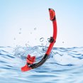 thumbnail image 1 of Tubo de respiración de snorkel seco Válvula de purga unidireccional Tubo de snorkel de buceo para hombres y mujeres, 1 of 9