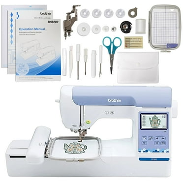 Brother PE900 Wireless LAN Embroidery Machine with Hoop & Accessories