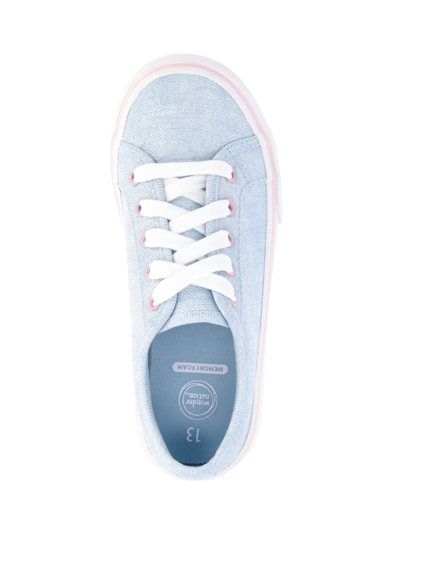 Wonder Nation Little & Big Girls Casual Skate Sneakers