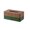 Green, variant on Creative Rectangular Living Room Napkin Facial Dispenser Leather Magnetic Desktop Tissue Box